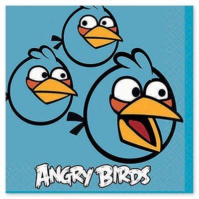 Салфетка Angry Birds 25см 16шт/А